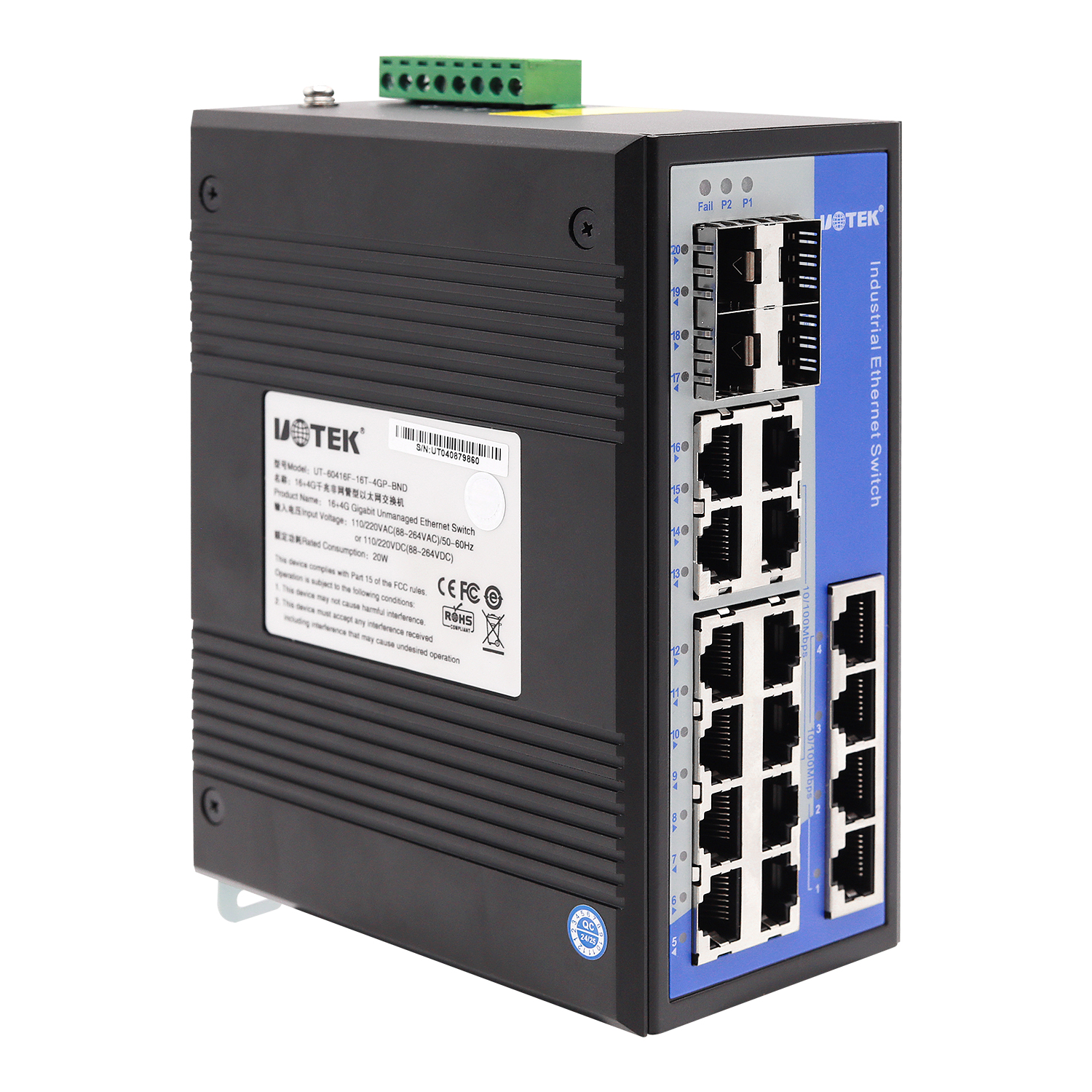 工業級千兆非網管型以太網交換機