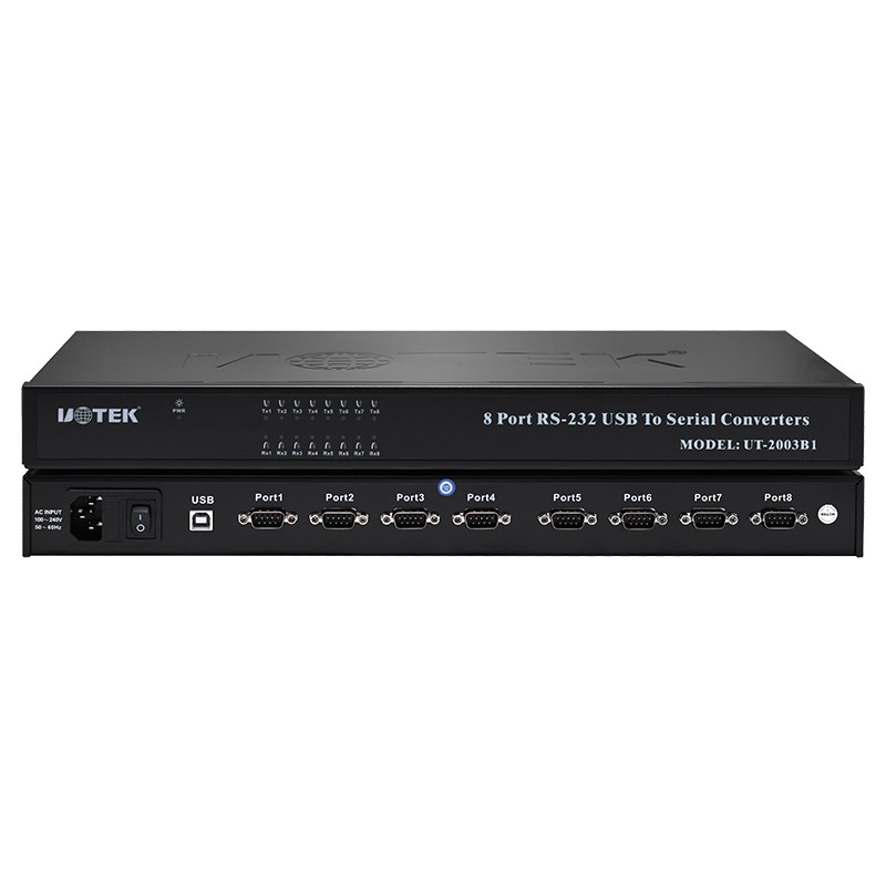 工業(yè)USB轉(zhuǎn)8口RS-232擴(kuò)展塢