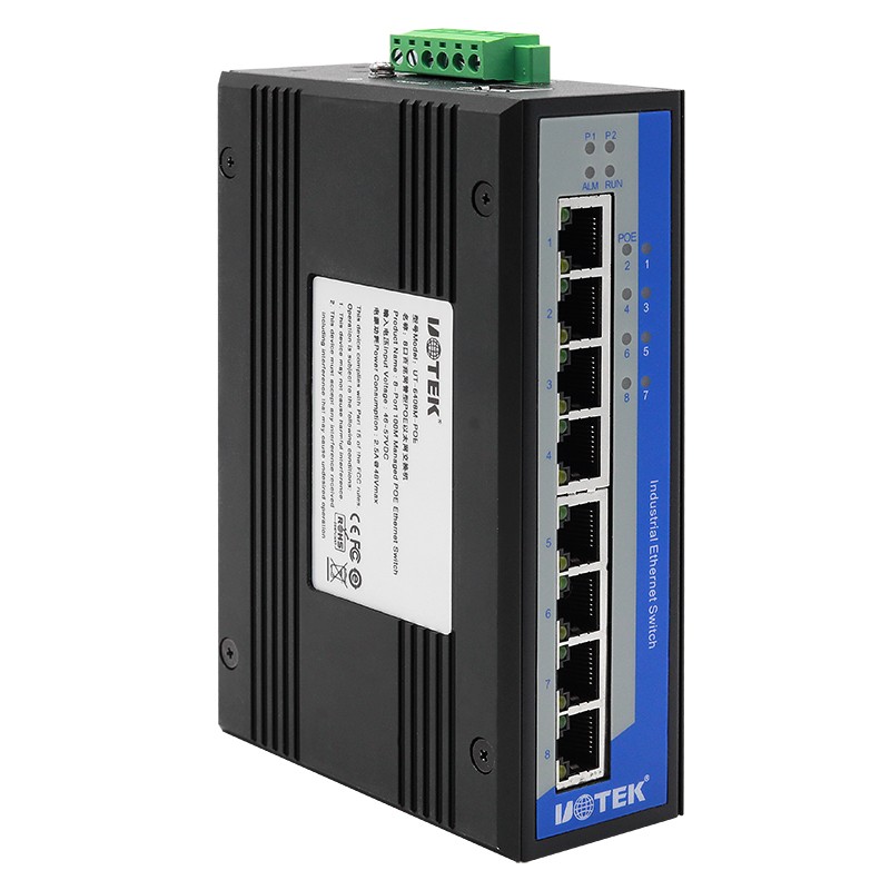 8口百兆網(wǎng)管型POE以太網(wǎng)交換機